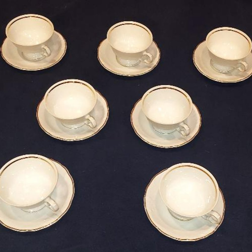 Vintage Wawal Cup and Saucer Set.  Casa Oro Collection.  Made in Poland